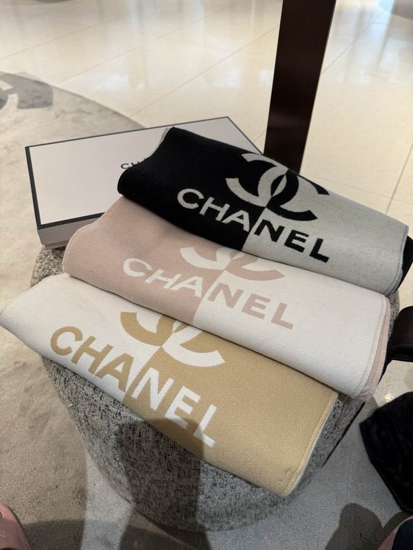 Chanel Scarf 184X34cm E121244